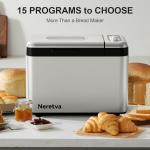 Neretva 3.3LB Bread Maker with 15 Functions