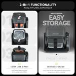 Astralship 2-in-1 Air Fryer and Grill Combo