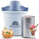 Elite Gourmet 4Qt Electric Ice Cream Maker