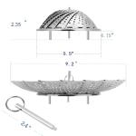 Stainless Steel Folding Vegetable Steamer Basket