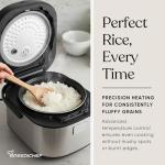 10-Cup Rice Cooker with Steamer Basket and Timer