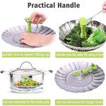 Stainless Steel Vegetable Steamer Basket, Expandable Design