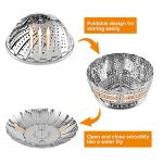 Zocy Stainless Steel Expandable Steamer Basket