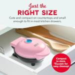 Dash Mini Waffle Maker - Fun, Compact, Easy-to-Clean