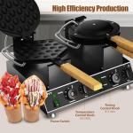 PYY Non-Stick Double Bubble Waffle Maker