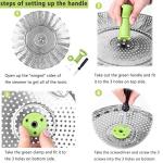 Stainless Steel Vegetable Steamer Basket, Expandable Design