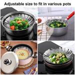 Zocy Stainless Steel Expandable Steamer Basket