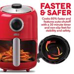 Dash Compact Air Fryer with Auto Shut-Off, 2 Quart