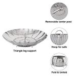 Zocy Stainless Steel Expandable Steamer Basket