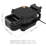 Yosoo Double Sided Non-Stick Waffle Maker