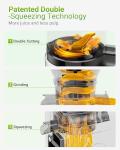 TUUMIIST Cold Press Juicer with Large Feed Chute