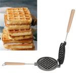 Mini Cast Iron Nonstick Waffle Maker Pan