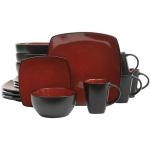 Gibson Elite Soho 16-Piece Square Dinnerware Set
