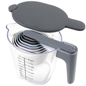 10-Piece Stackable Measuring Cups and Spoons Set