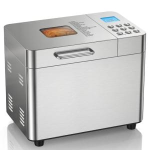 OSIPOTO 2LB Automatic Stainless Steel Bread Maker