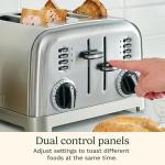 Cuisinart 4-Slice Stainless Steel Toaster with Wide Slots