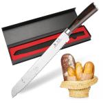 Imarku 10-Inch German Stainless Steel Bread Knife