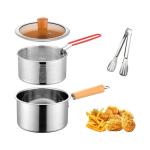 Stainless Steel 2.5L Deep Fryer Pot with Basket