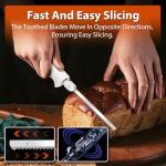 HousesAid Electric Carving Knife Set with Fork