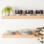 18-Piece Kitchen Dinnerware Set for Everyday Use