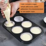 ASBAYSON Steel Muffin Pan Set for Baking