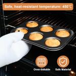 ASBAYSON Steel Muffin Pan Set for Baking