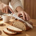 Imarku 10-Inch German Stainless Steel Bread Knife