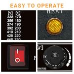 Double Waffle Maker with Timer and Temp Control