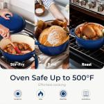 7-Piece Enameled Cast Iron Cookware Set