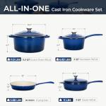 7-Piece Enameled Cast Iron Cookware Set