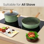 30-Piece Nonstick Pots and Pans Set for Induction