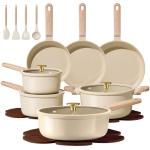 Carote 22-Piece Non-Stick Ceramic Cookware Set