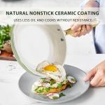 VONIKI Non-Stick Ceramic Pots and Pans Set