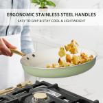 VONIKI Non-Stick Ceramic Pots and Pans Set