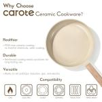 Carote 22-Piece Non-Stick Ceramic Cookware Set