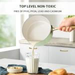 VONIKI Non-Stick Ceramic Pots and Pans Set