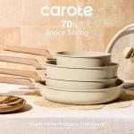 Carote 22-Piece Non-Stick Ceramic Cookware Set