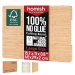 Eco-Friendly Bamboo Cutting Board with Handle 15.7