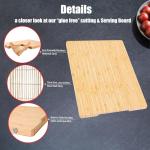 Eco-Friendly Bamboo Cutting Board with Handle 15.7