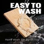 Eco-Friendly Bamboo Cutting Board with Handle 15.7