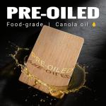 Bamboo Cutting Board with Handle - Non Toxic, Dishwasher Safe