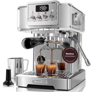 Neretva 15 Bar Espresso Machine with Milk Frother