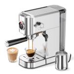Compact 20-Bar Espresso Machine with Milk Frother