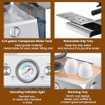 15 Bar Espresso Machine with Built-in Grinder