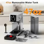 20-Bar Espresso Machine with Touchscreen & Frother