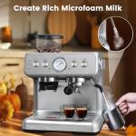15 Bar Espresso Machine with Built-in Grinder