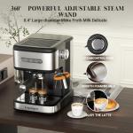 20 Bar Espresso Machine with Milk Frother