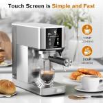 20-Bar Espresso Machine with Touchscreen & Frother