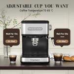 20 Bar Espresso Machine with Milk Frother