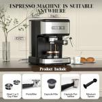 20 Bar Espresso Machine with Milk Frother